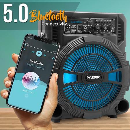 Pyle 8'' Bluetooth Portable Pa Speaker PSBT62A